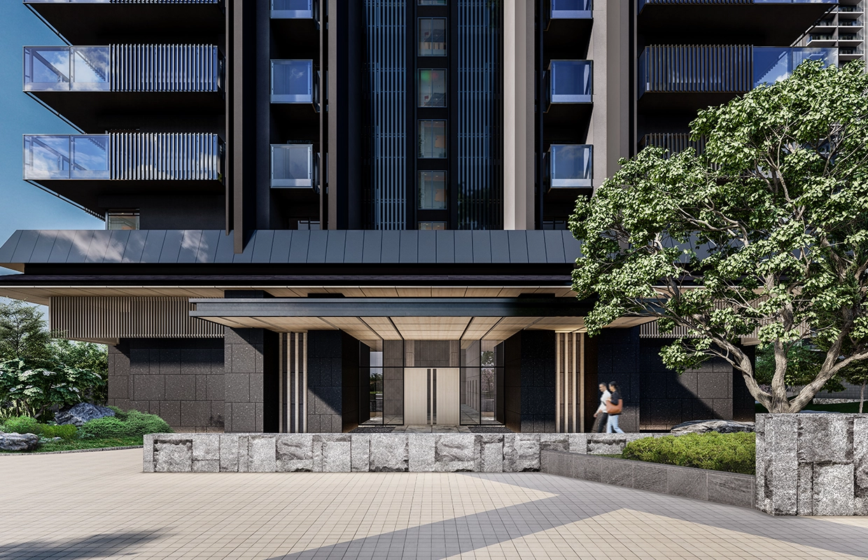 Krisumi The Forest Reserve luxury high-rise apartments exterior view